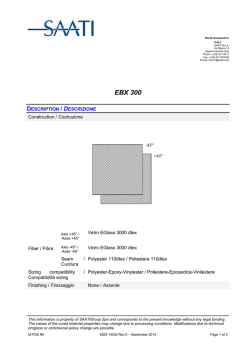Texindustria® Multiaxial Data Sheet