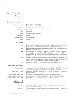 Curriculum Vitae