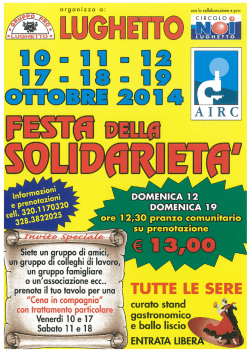 Festa solidariet&agrave; Lughetto_ottobre 2014_pieghevole