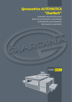 Spruzzatrice AUTOMATICA “Dualtech”