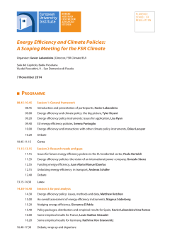 Download the full Programme - Florence School of Regulation