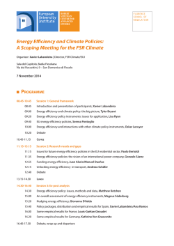 Download the full Programme - Florence School of Regulation
