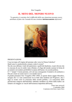 IL MITO DEL MONDO NUOVO - Rassegna Stampa Cattolica