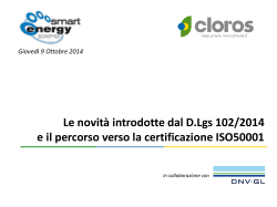 D.Lgs 102/2014 - Smart Energy Expo