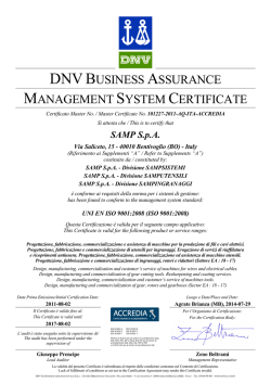 dnvbusiness assurance management system certificate