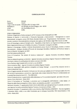 Fiaschi Michele - Gazzetta Amministrativa