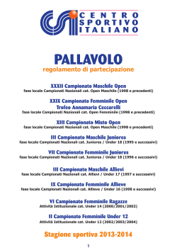 PALLAVOLO - cpvolley.it