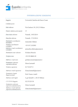 Informazioni sul corso [file]