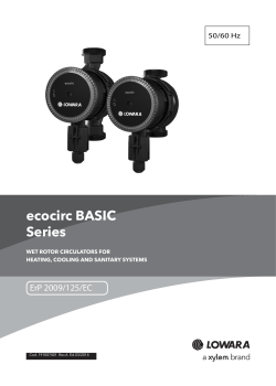 ecocirc BASIC Series