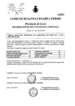 2014.025 cc reg TASI - Comune di Santa Cesarea Terme