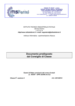 Documento 5AIF 2013-2014