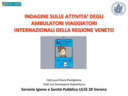 intervento - Dipartimento di Prevenzione ULSS20