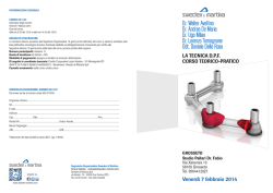 Dr. Walter Avellino Dr. Andrea De Maria Dr. Ugo Milan Dr. Lorenzo