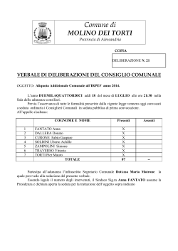 scarica la Deliberazione di Consiglio Comunale n.21 del 18.07.2014