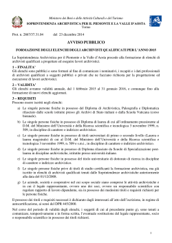 formato PDF - Soprintendenza Archivistica per il Piemonte e la Valle