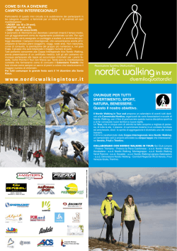 il volantino - Nordic Walking Arcobaleno