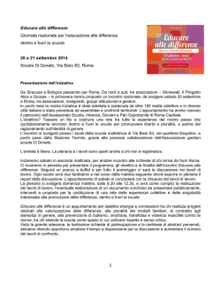 Educare alle differenze