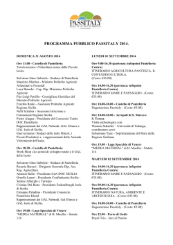 il Programma di Passitaly
