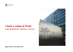 PICTET_Portafoglio a Cedola 2014_aggiornamento al