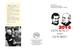 DON BOSCO DON BEPO - dedicarsiallavita