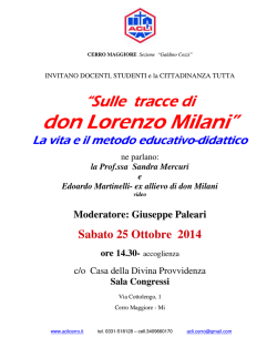 don Lorenzo Milani don Lorenzo Milani