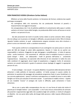 DON FRANCESCO SODDU (Direttore Caritas Italiana)