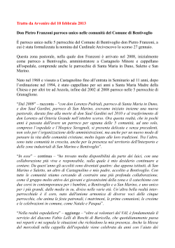 Nomina Don Pietro Franzoni 27-01-2013