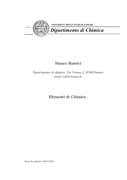 Dipartimento di Chimica - Facolt&agrave; di Scienze MFN