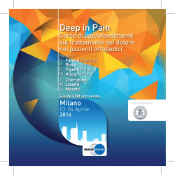 Deep in Pain - Milano def 3 4 aprile_programma