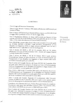 E - DITALS - Universit&agrave; per Stranieri di Siena