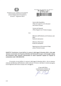 DPE 0000694 P-4 . 22 . 6 del 27/01/2014 DIPARTIMENTO