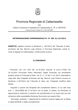 Provincia Regionale di Caltanissetta