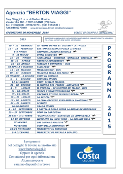 programma 2015!!!!