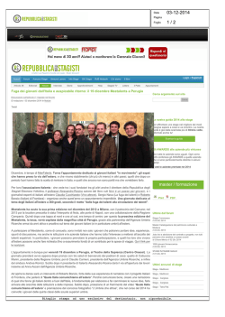 il 19 dicembre Meetalents a Perugia