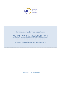 Il Ministero delle Finanze informa di aver provveduto