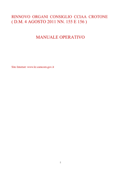 Istruzioni per la creazione di file CSV, PDF/A e