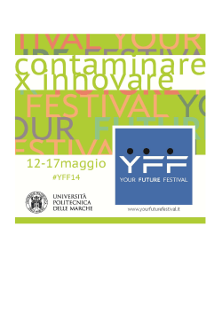 Prog. Sviluppo Sostenibile - Your Future Festival
