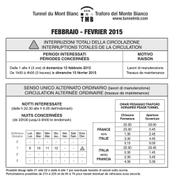 Link: Kalender - Mont Blanc Tunnel