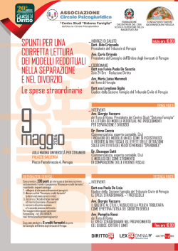 spunti per una corretta lettura dei modelli reddituali nella