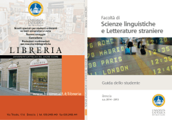 Guida dello studente - Università Cattolica del Sacro Cuore