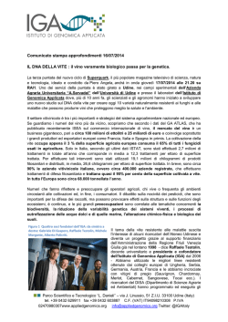 dna della vite - Friuli Innovazione
