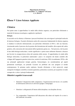 classi quinte - Liceo Scientifico Statale "A. Vallisneri"