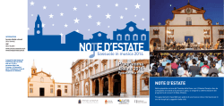 Programma Estate 2014 - Fondazione Arturo Toscanini