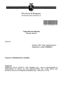 il II III I I I I I I II - Determinazioni