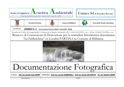 Documentazione Fotografica