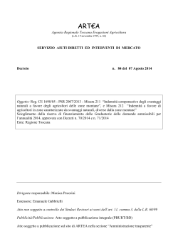 Reg. CE 1698/05 - PSR 2007/2013 - Misura 211