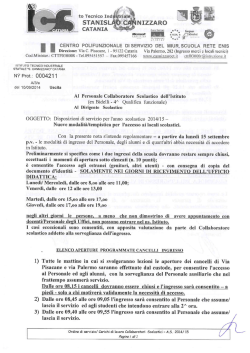Disposizioni per la regolamentazione degli accessi
