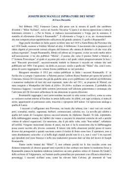 JOSEPH ROUMANILLE ISPIRATORE DEI MIMI?