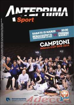 CAMPIONI - Benacquista Latina Basket