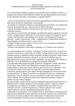 Introduzione allo Strumentario didattico-musicale